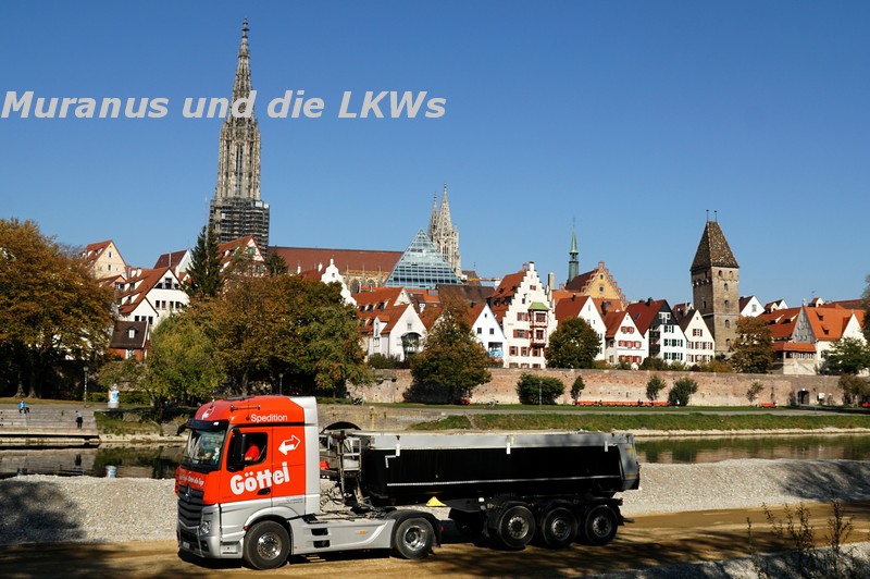 Ulm, Ausbaggerung Donau