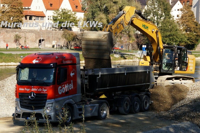 Ulm, Ausbaggerung Donau