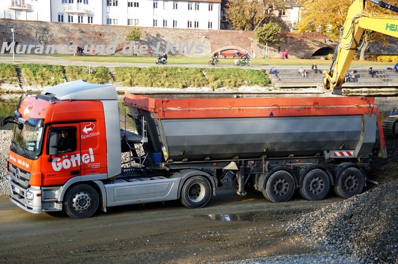 Ulm, Ausbaggerung Donau