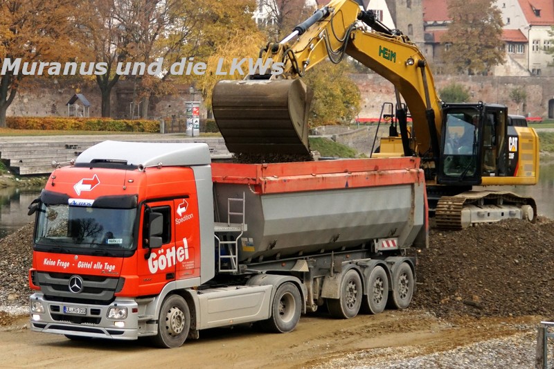 Ulm, Ausbaggerung Donau