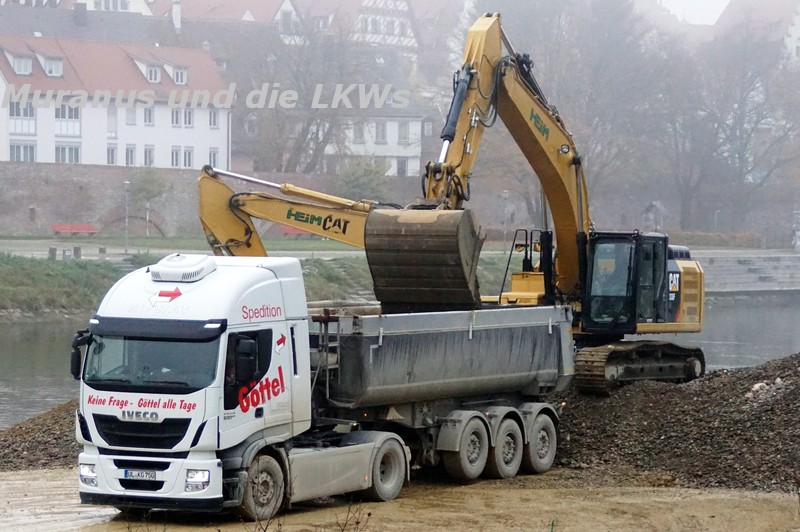 Ulm, Ausbaggerung Donau