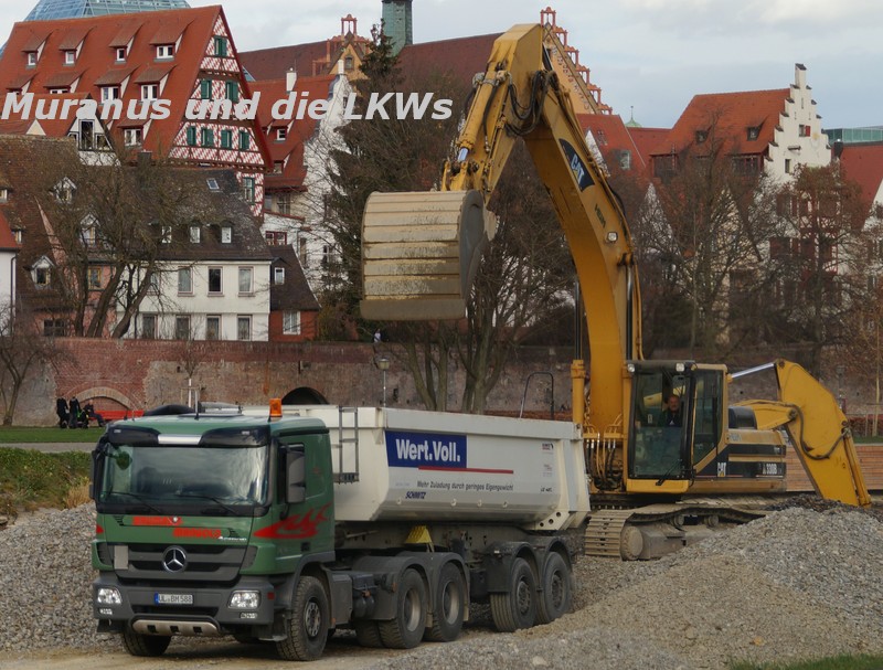 Ulm Ausbaggerung Donau