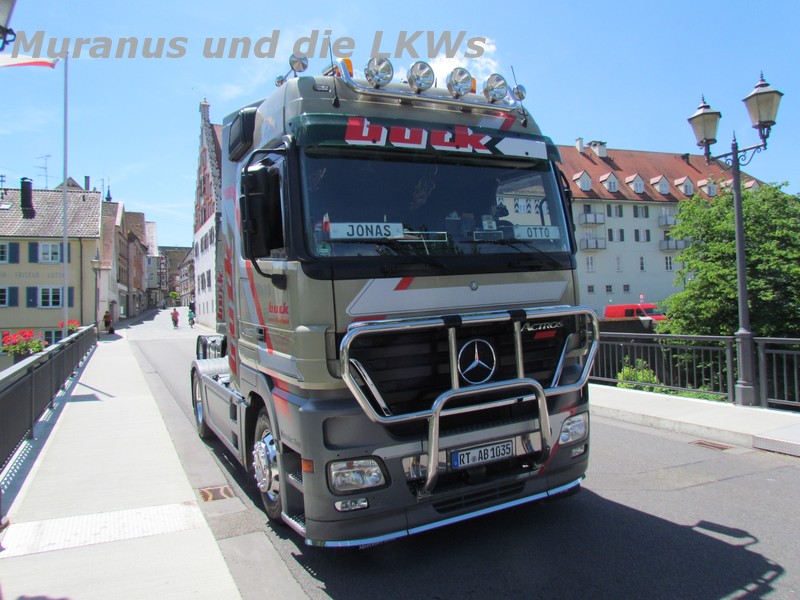 Truckertreffen in der Nähe von Ulm