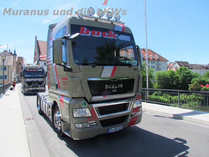 Truckertreffen in der Nähe von Ulm