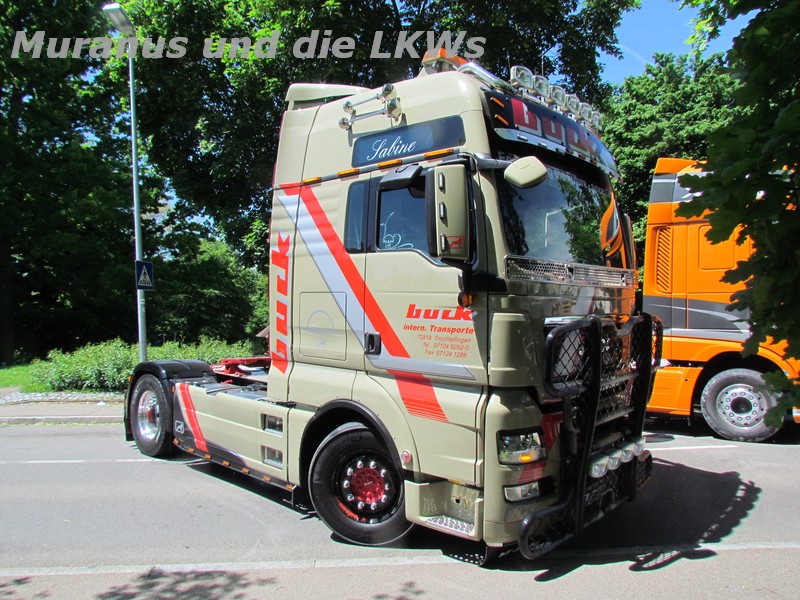 Truckertreffen in der Nähe von Ulm
