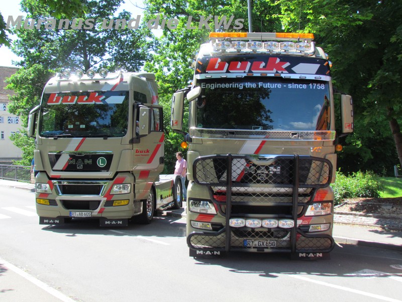 Truckertreffen in der Nähe von Ulm