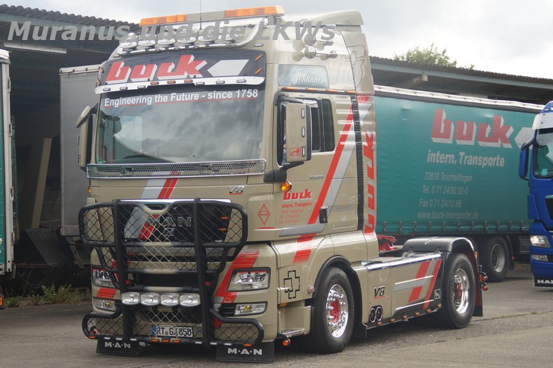 Truckertreffen in der Nähe von Ulm