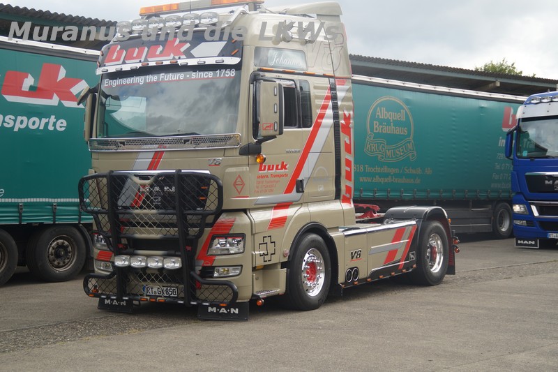 Truckertreffen in der Nähe von Ulm