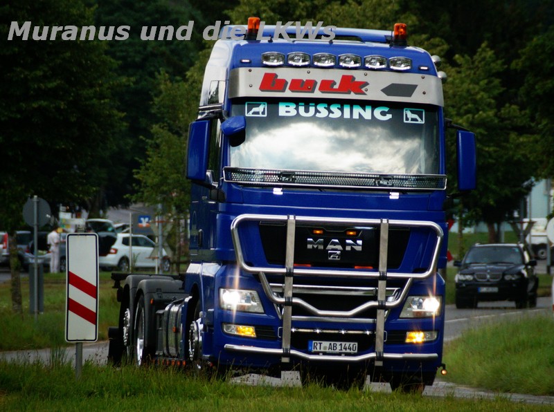 Truckertreffen in der Nähe von Ulm