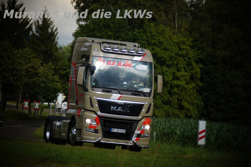 Truckertreffen in der Nähe von Ulm