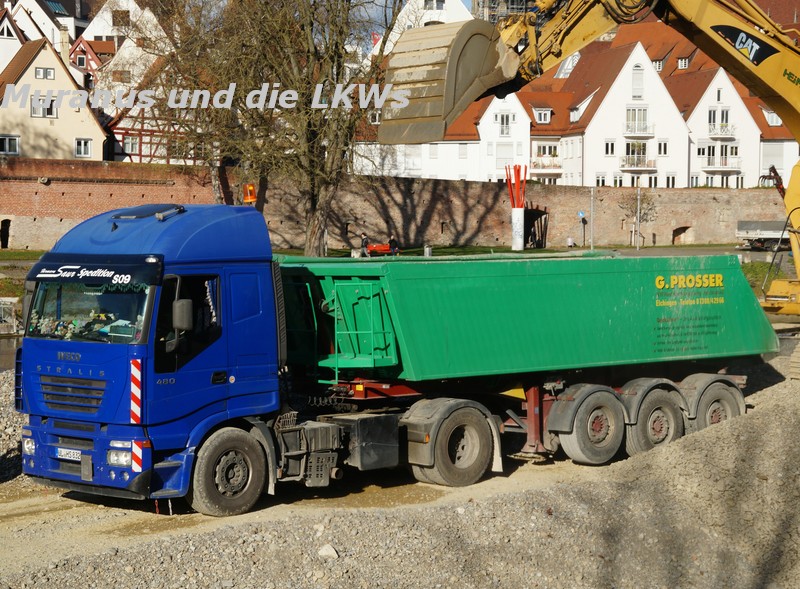Ulm, Ausbaggerung der Donau